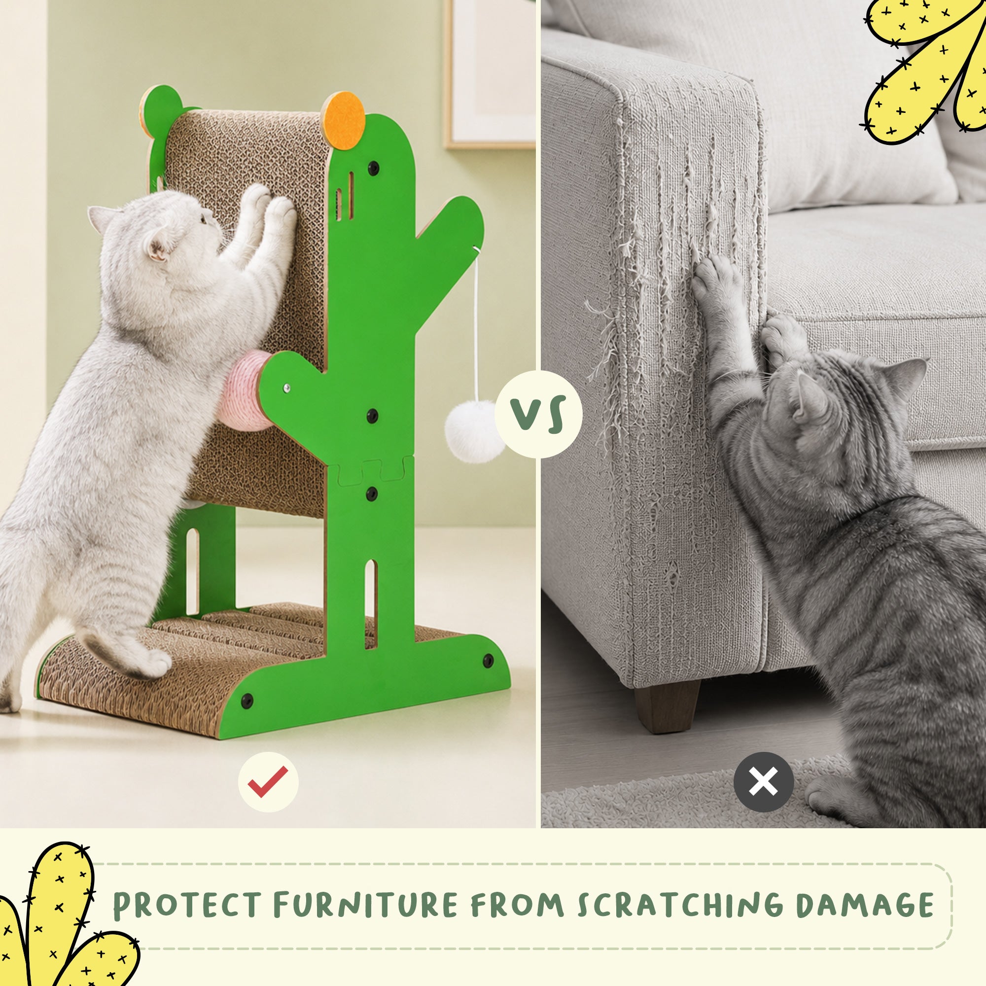 Desert Bloom Cactus Scratcher