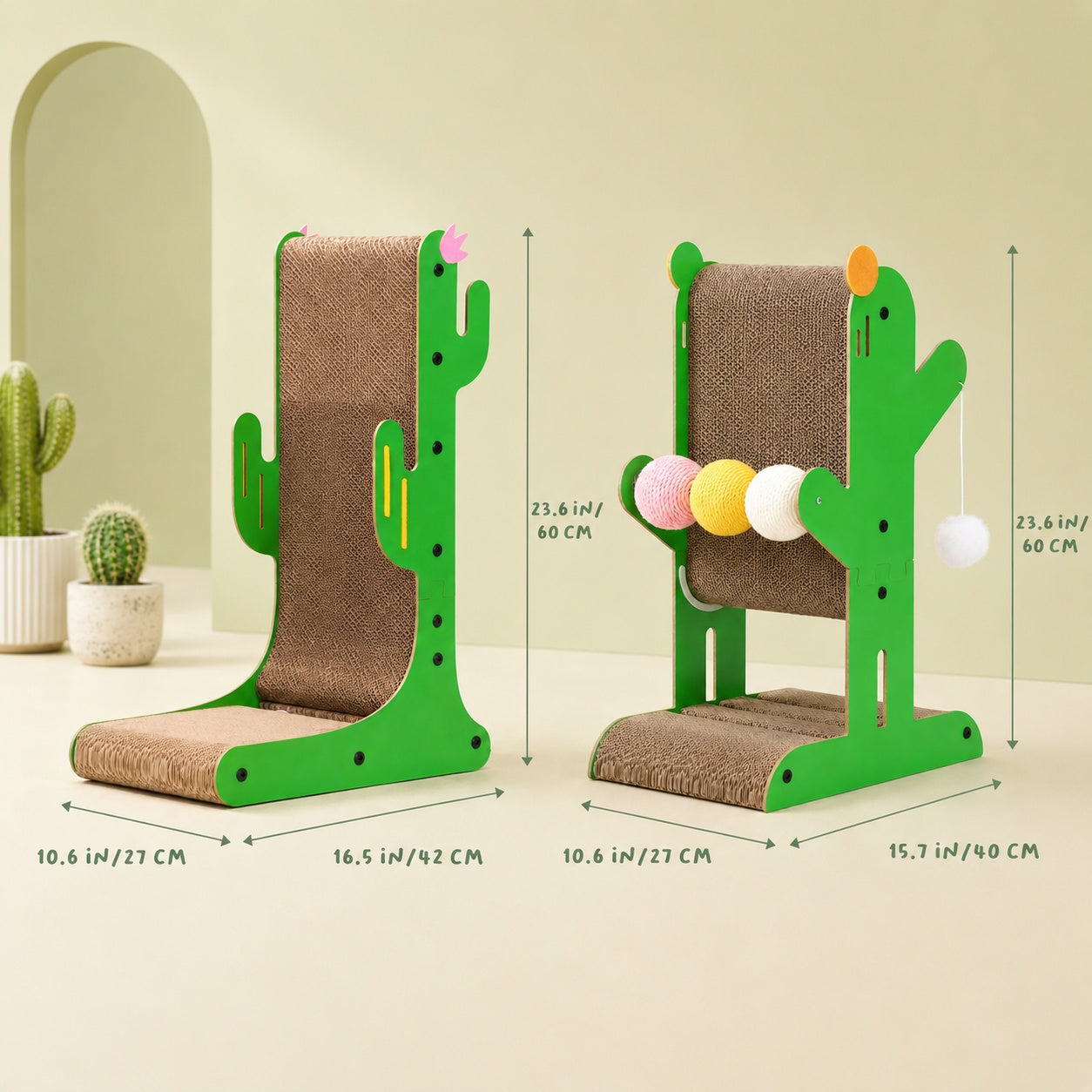 Desert Bloom Cactus Scratcher