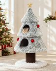 47.2" Decorative Vertical Christmas Tree-Style Cat Tree