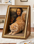 Reinforced Retro Art Cat Scratcher House