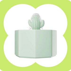 50oz/1.5L Cactus Style Cat Water Fountain