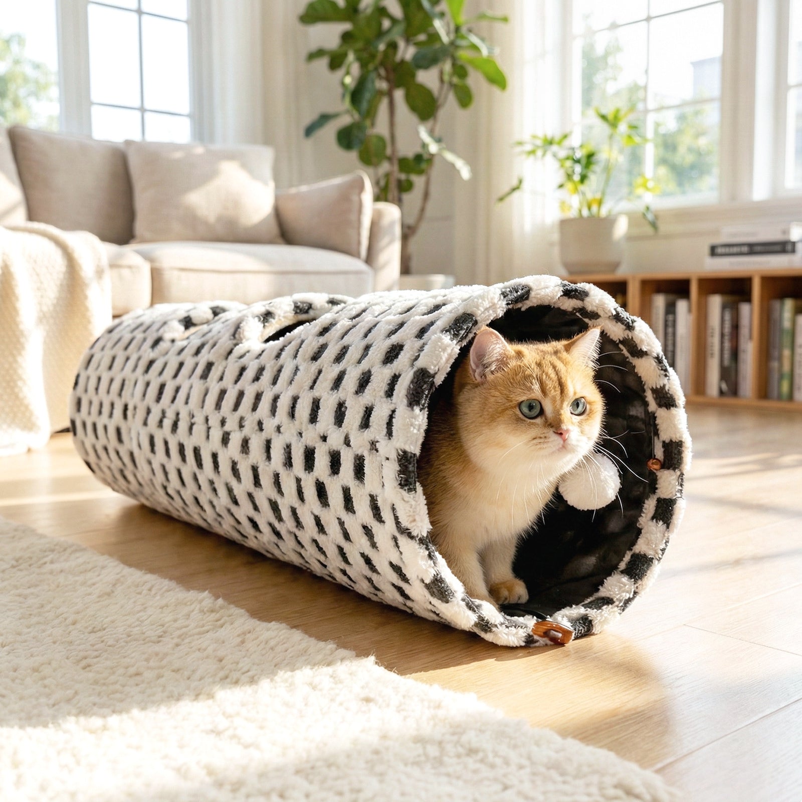Elves in the Checkerboard Cat Tunnel