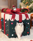 Santa's Special Delivery Cat Bed