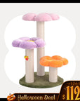 Three Flower Cat Tree