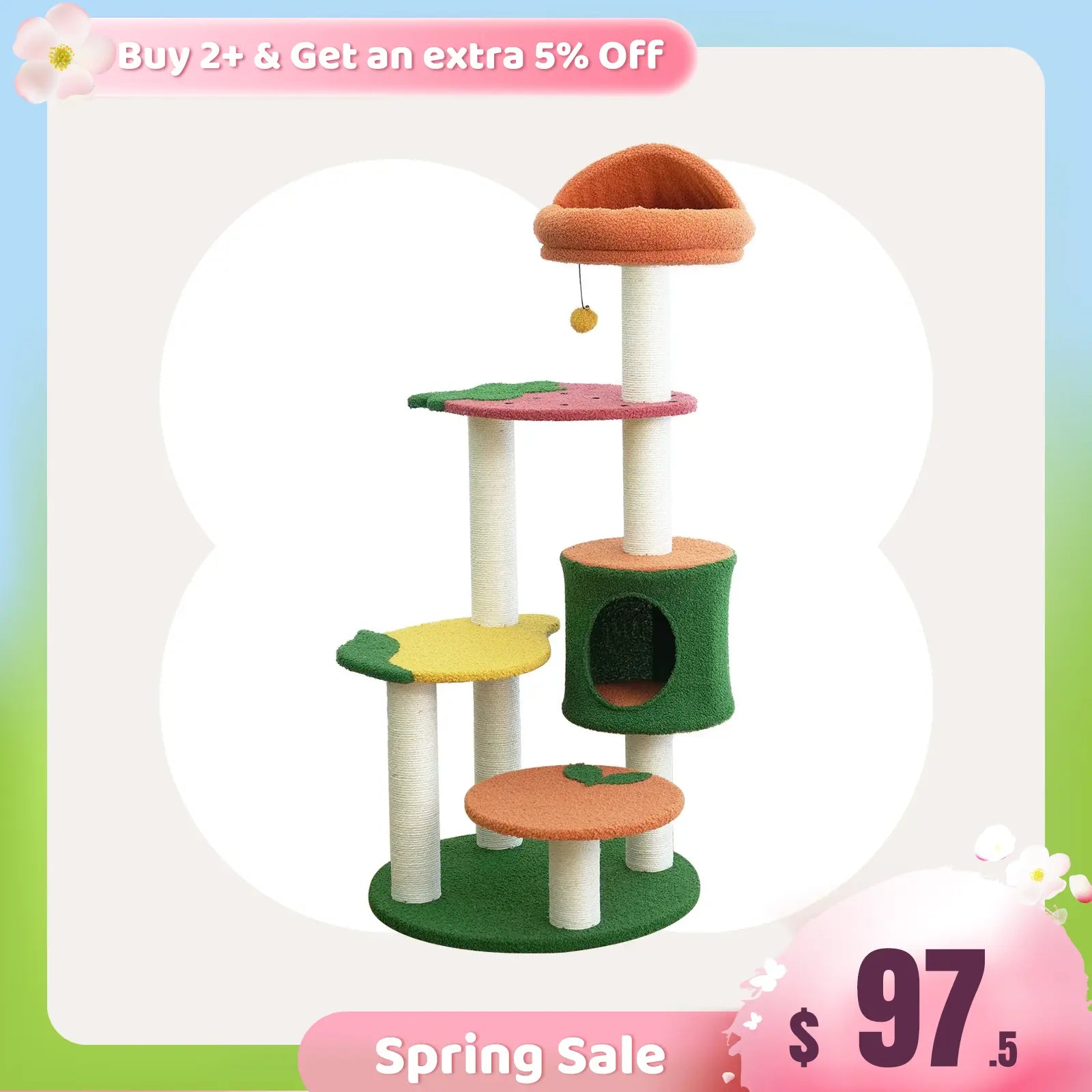 Fruit World Cat Tree