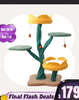 Yellow Tulip Cat Tree