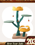 Yellow Tulip Cat Tree