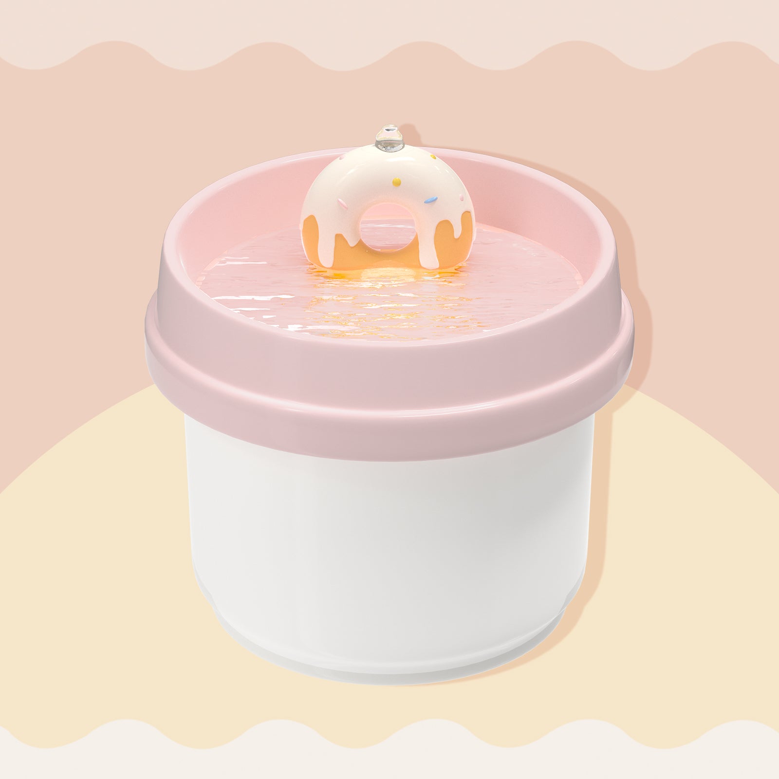 42oz Donut Style Cat Water Fountain