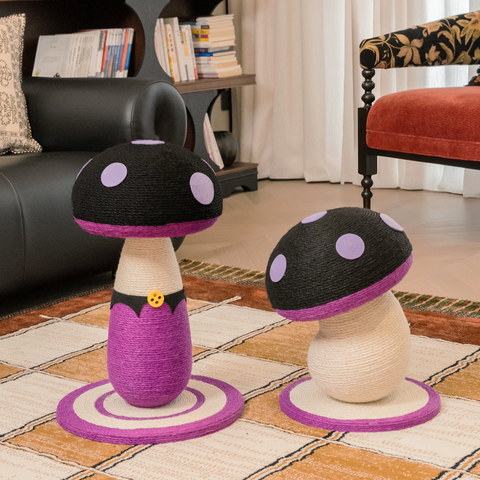 Purple Poison Mushroom Cat Scratcher