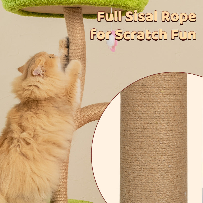 Upgraded Jungle Haven Cat Tree – Happy & Polly