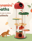 71" Fruit World Multi-Cat Tree