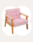 Wood Backrest Cat Sofa Chair