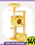 Transformable Cheese Cat Tree