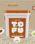 Plant-Based Tofu Litter with Triple Natural Deodorizers