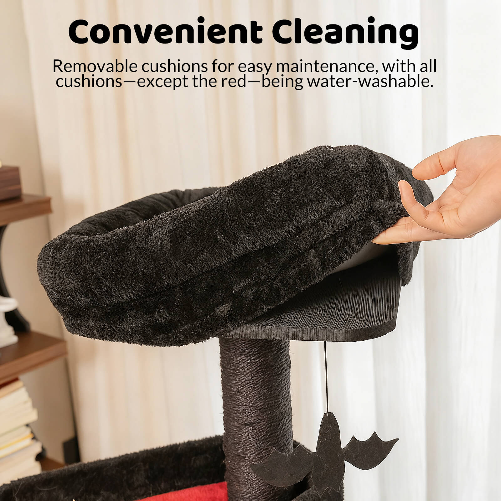 Upgraded Gothic Style Cat Tree – Happy & Polly