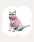 Rainbow Series Tie-Dye Cat Clothes