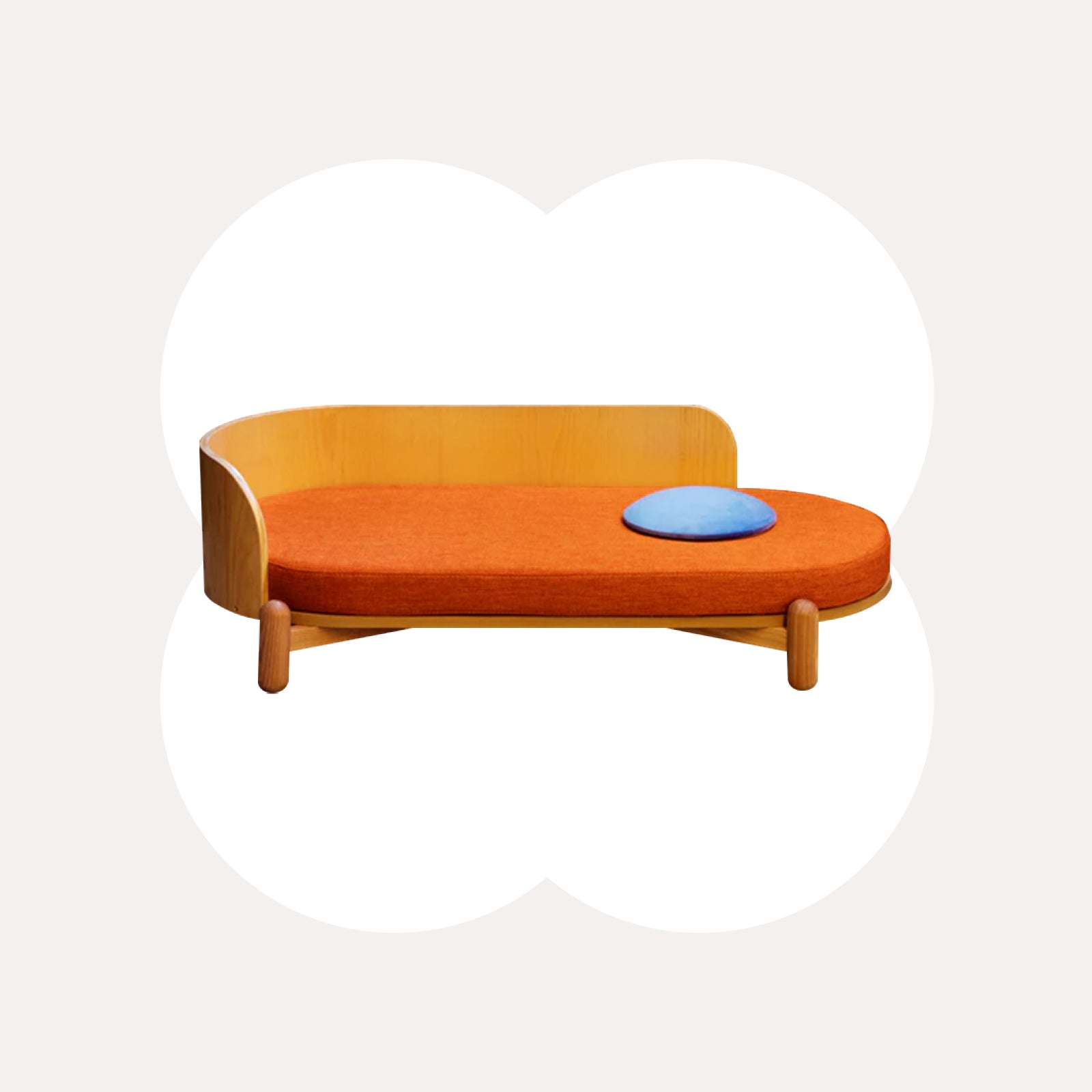 35.9 Wooden Sunset Cat Couch Multiple Cats Stylish Lounge & Play