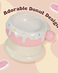 27oz Donut Style Cat Bowl Set