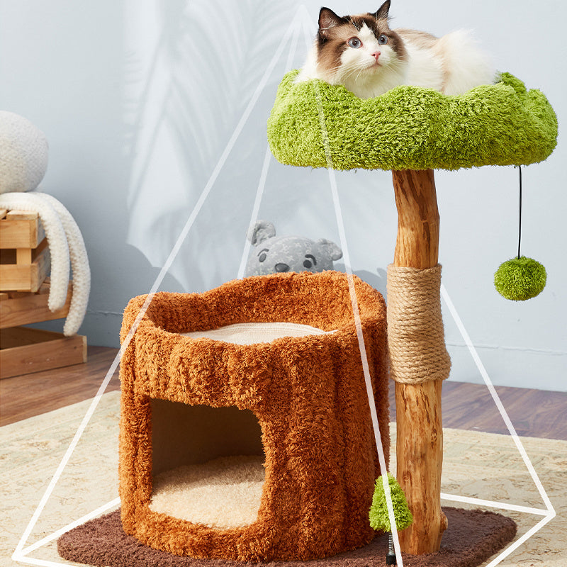 Stylish Catnap Stump Cat Tree
