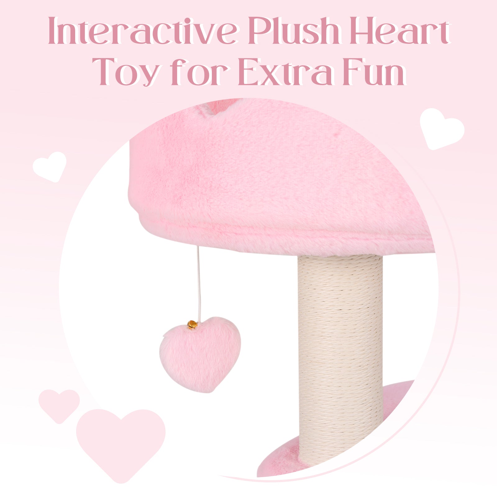 Lovely Heart Cat Tree
