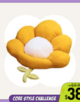 Orange Flower Cat Bed