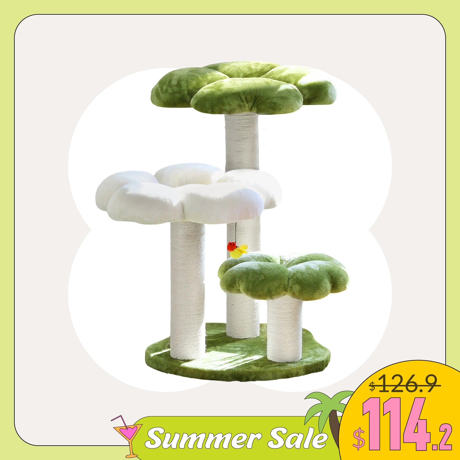 Four Leaf Clover Cat Tree