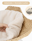 Woven Nest Desk Cat Bed