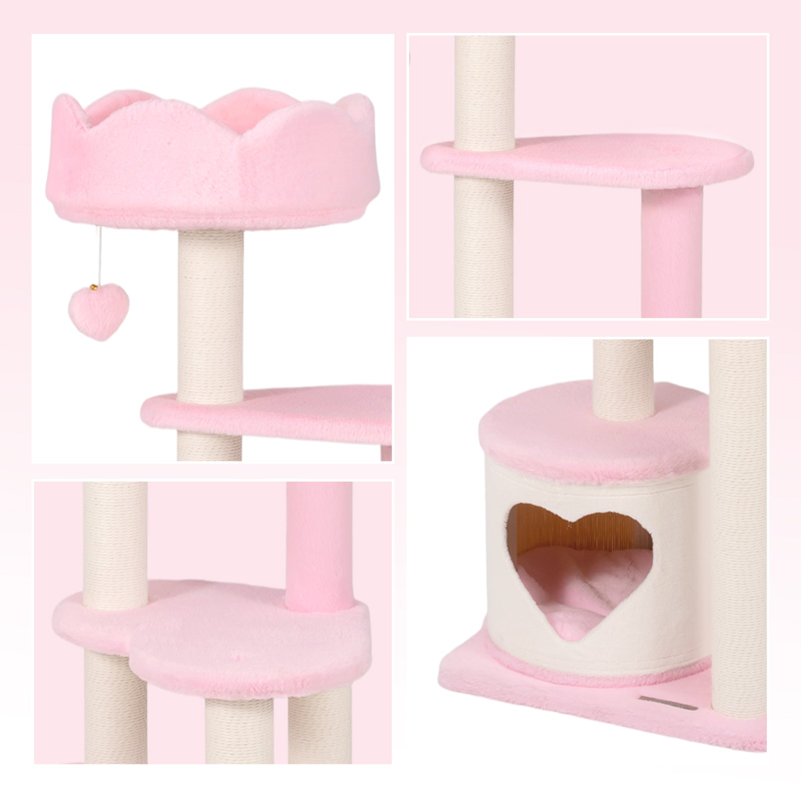 Lovely Heart Cat Tree