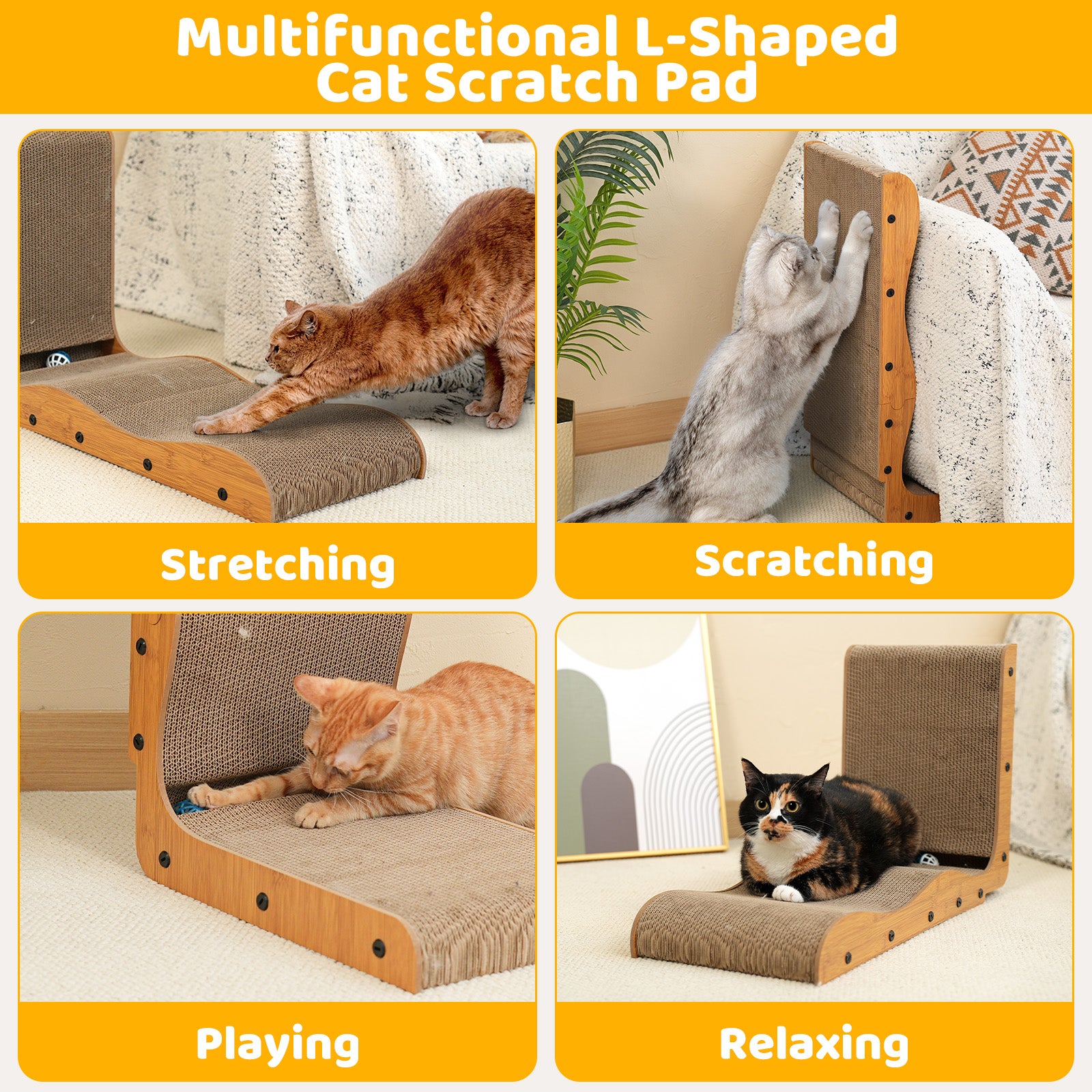 L Shape Cat Scratcher