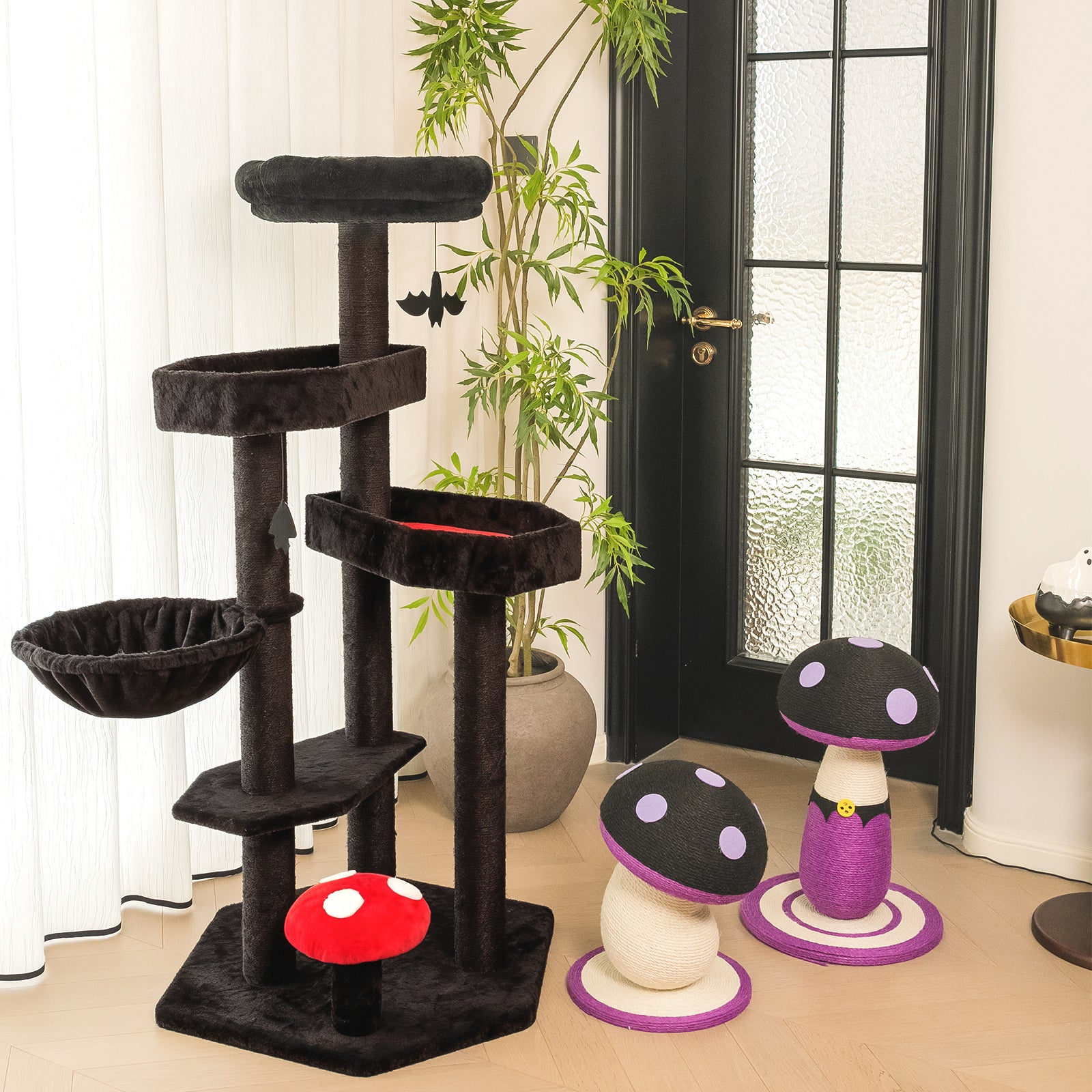 Purple Poison Mushroom Cat Scratcher