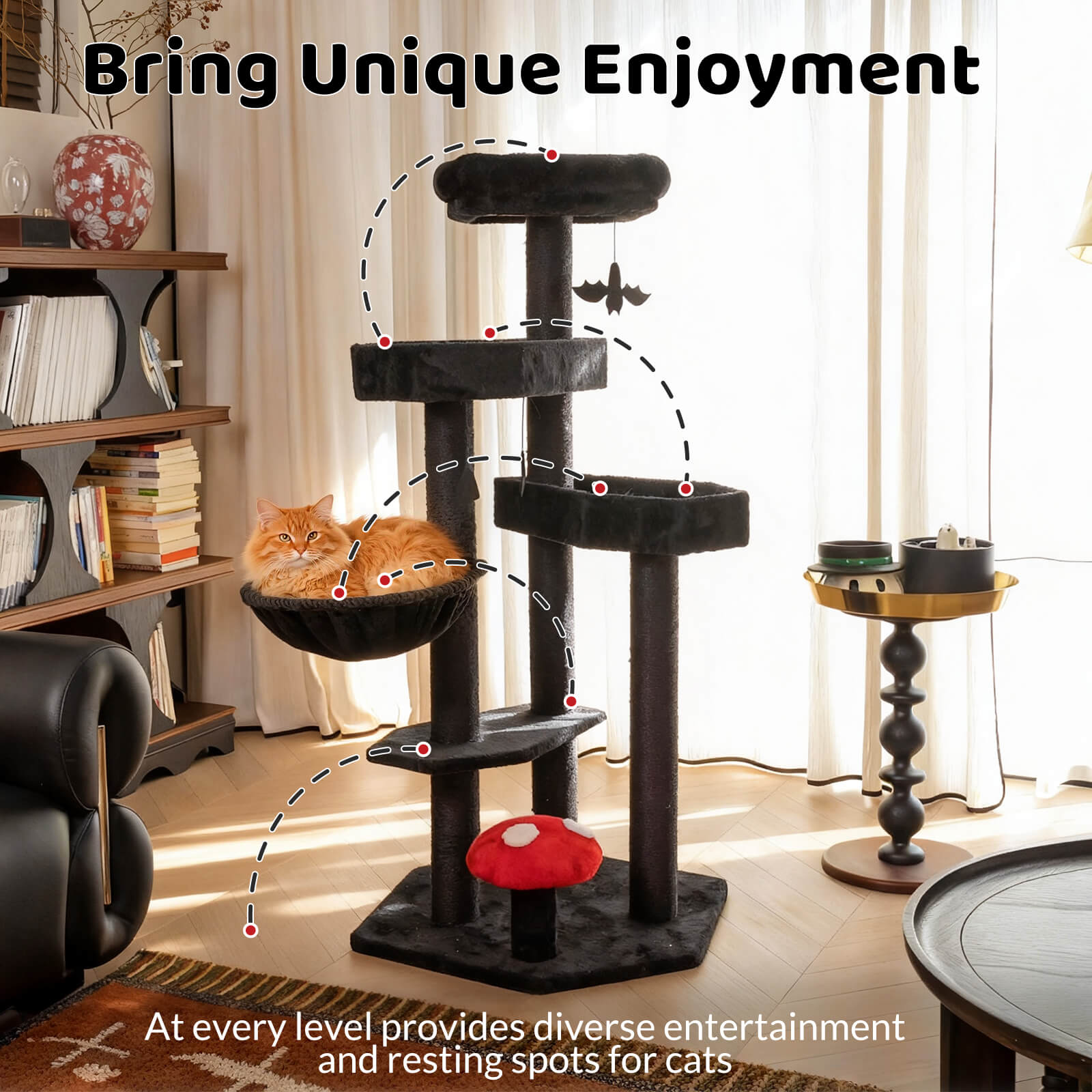 Upgraded Gothic Style Cat Tree