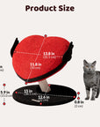 Flying Heart Cat Scratcher