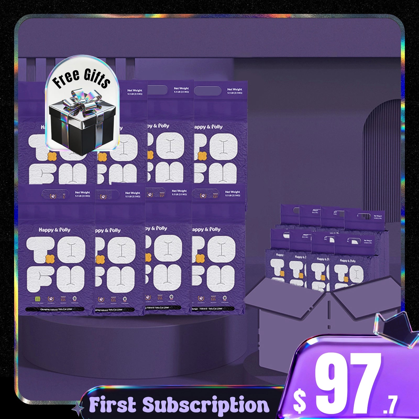 Clumping Natural Tofu Cat Litter