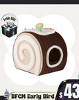 Choco Swiss Roll Cat Cave