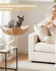 Woven Nest Desk Cat Bed