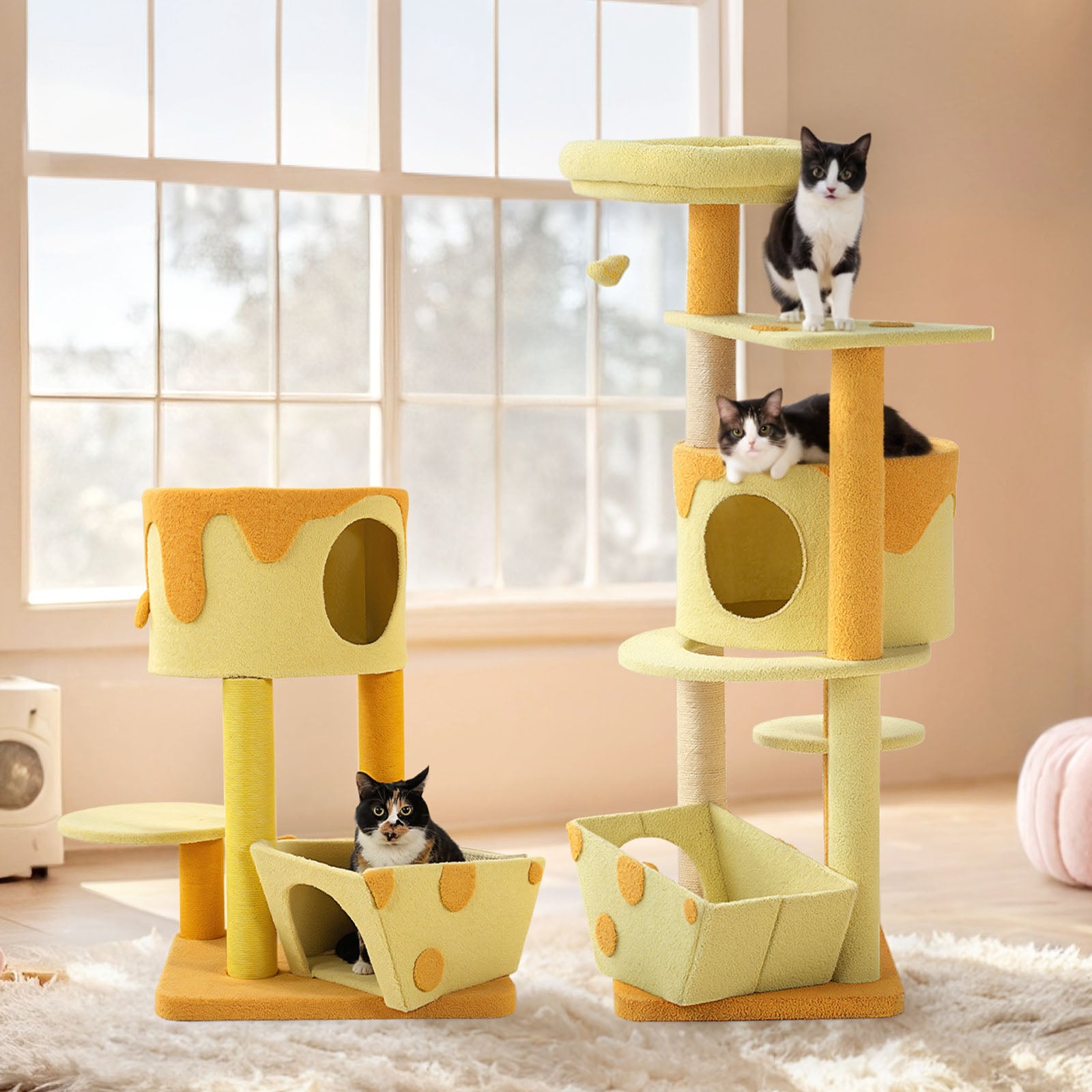 Transformable Cheese Cat Tree