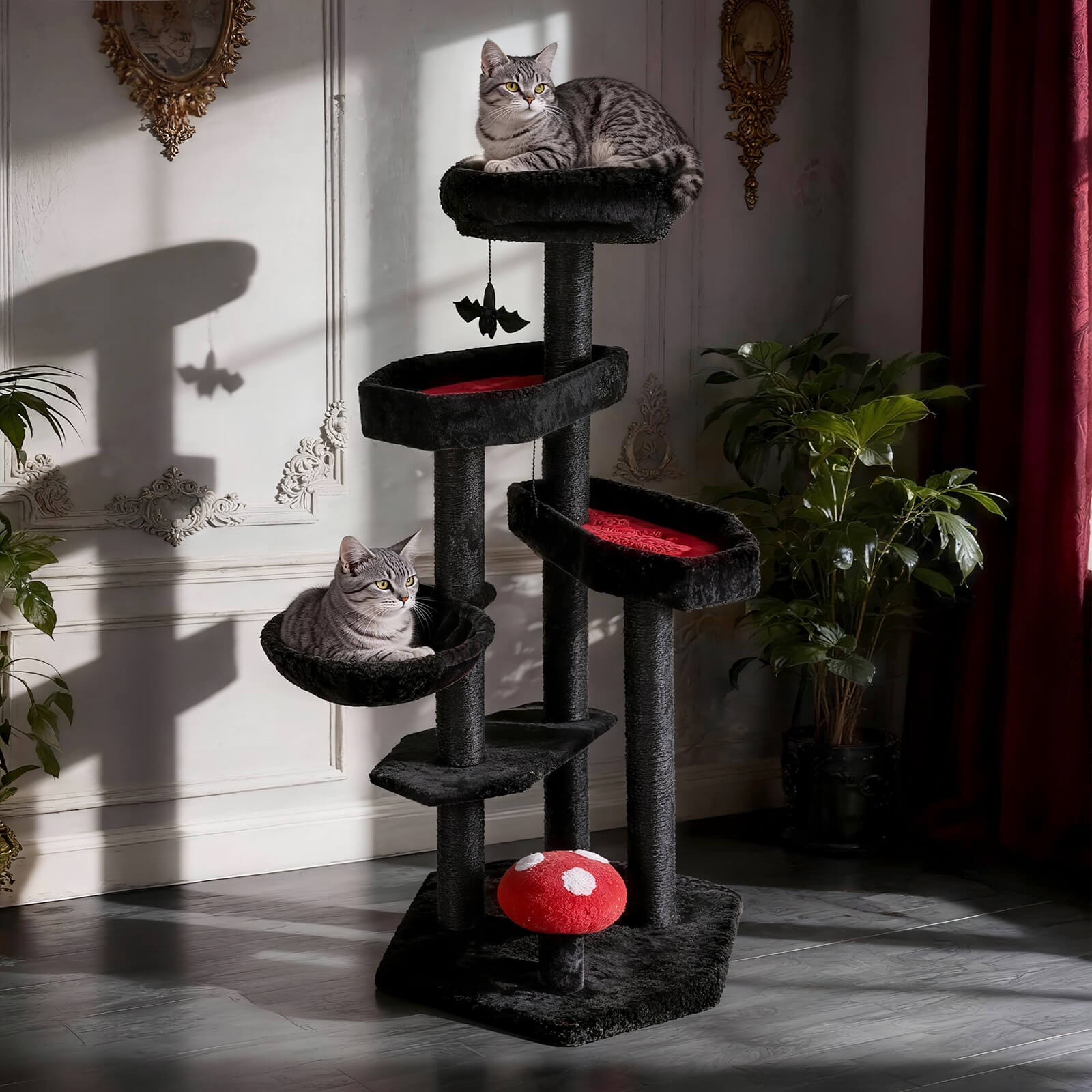 Upgraded Gothic Style Cat Tree