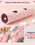 Sweetheart Snuggle Cat Tunnel Bed