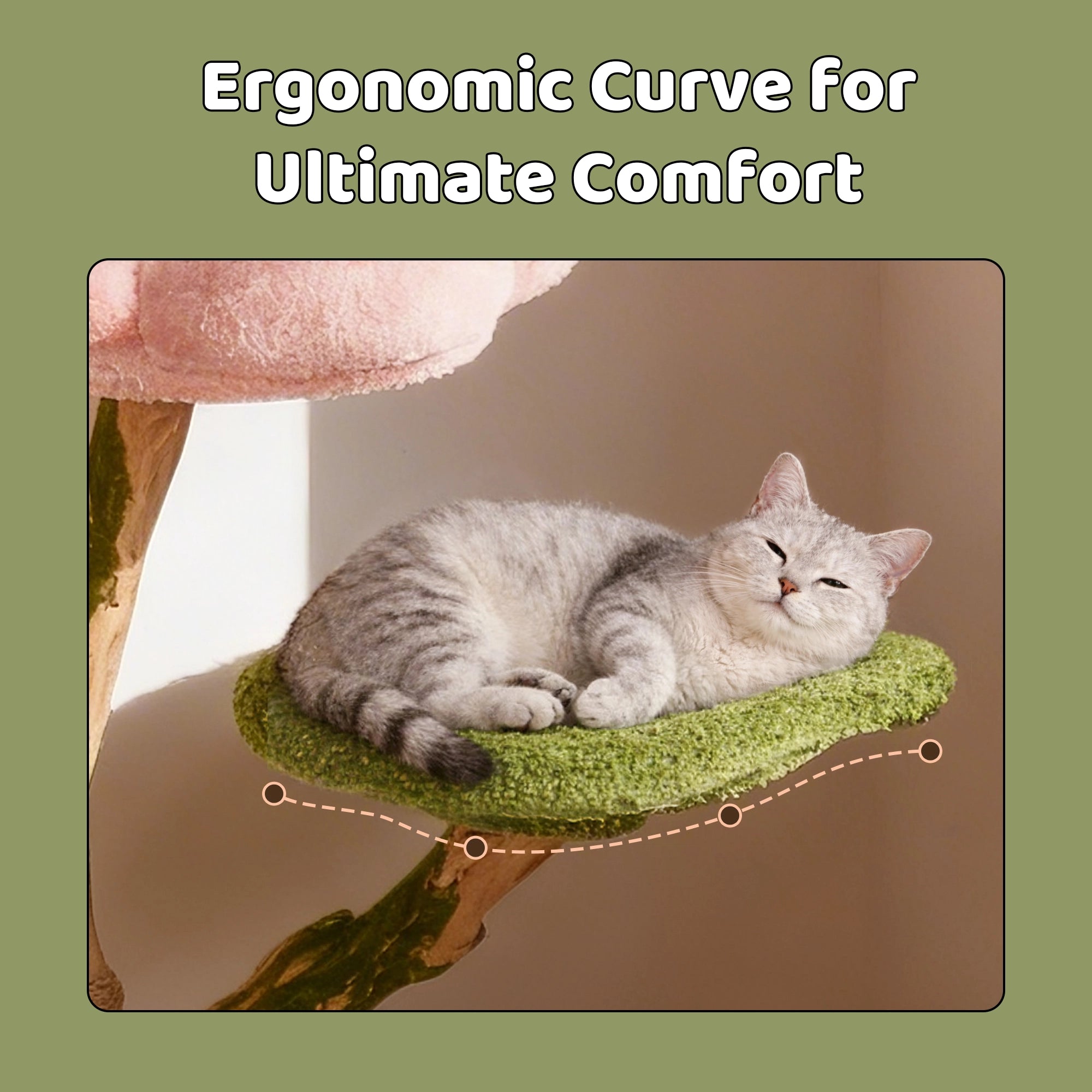 35.4" Blossom Wonder Cat Tree