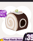 Choco Swiss Roll Cat Cave