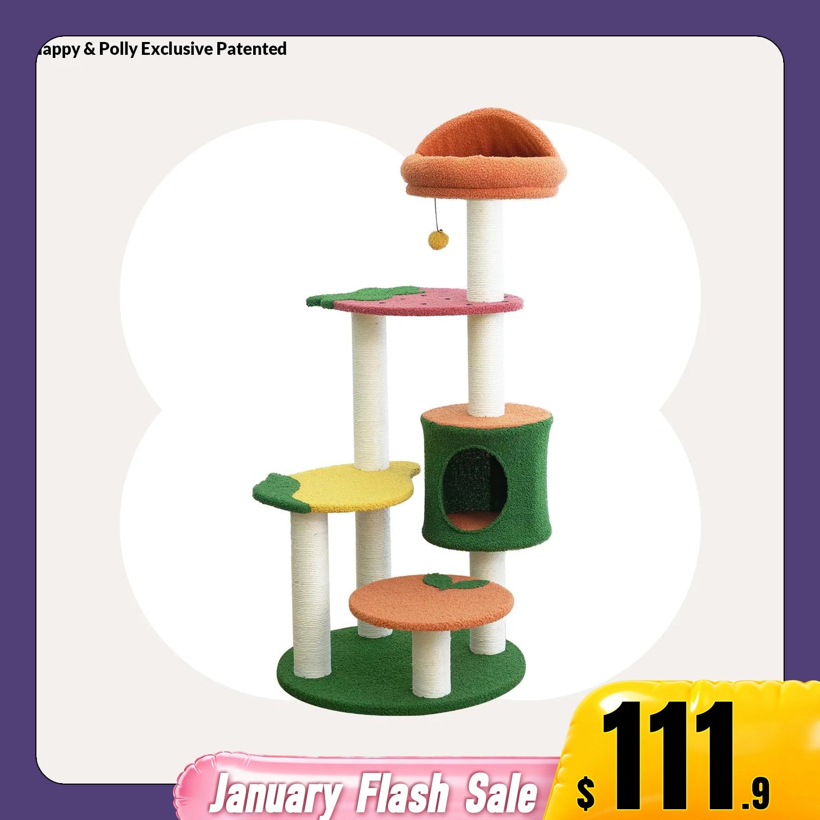 Fruit World Cat Tree