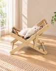 Foldable Cat Lounge Chair With Scratching Surface