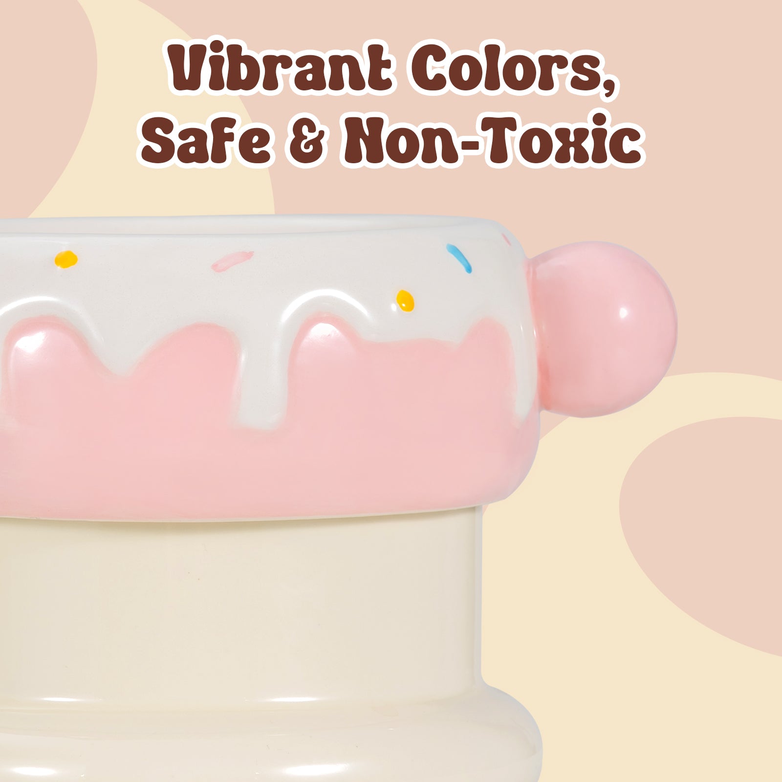 27oz Donut Style Cat Bowl Set