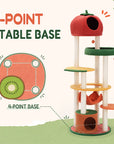 71" Fruit World Multi-Cat Tree