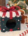 Santa's Special Delivery Cat Bed