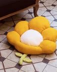 Orange Flower Cat Bed