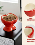 9oz Apple Bliss Elevated Cat Bowl