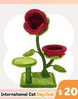 50.8'' Carnivorous Blossom Cat Tree Max