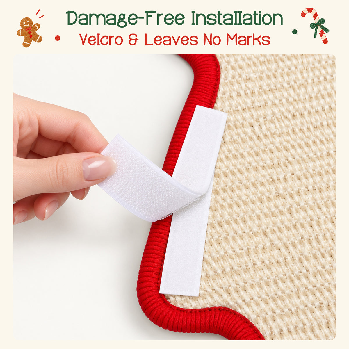 Durable Christmas Tree Cat Scratcher Mat