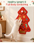Durable Christmas Tree Cat Scratcher Mat